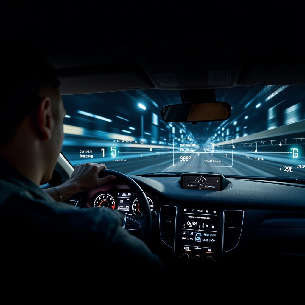 Smart Touch Screen Car HUD Display