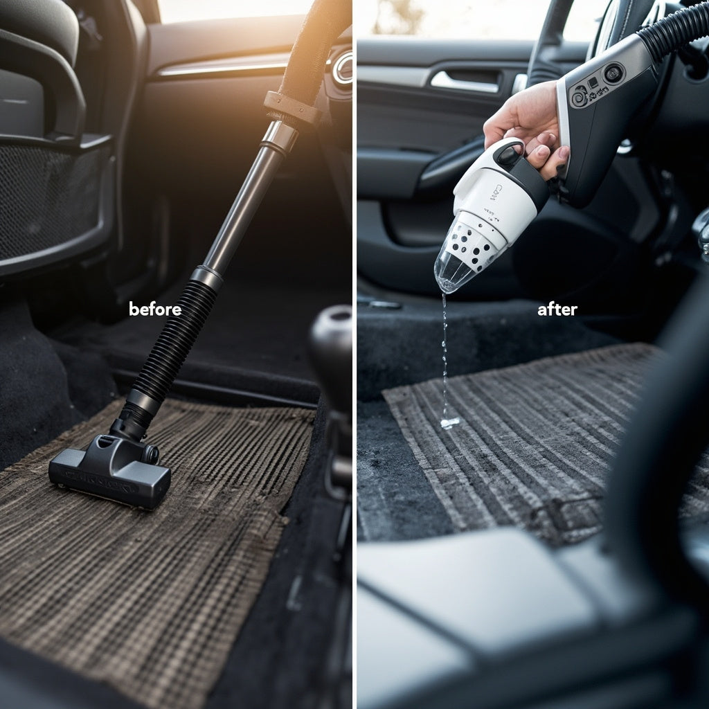 Portable Car Vacuum 12V - Mini Handheld Vacuum for Car and Home