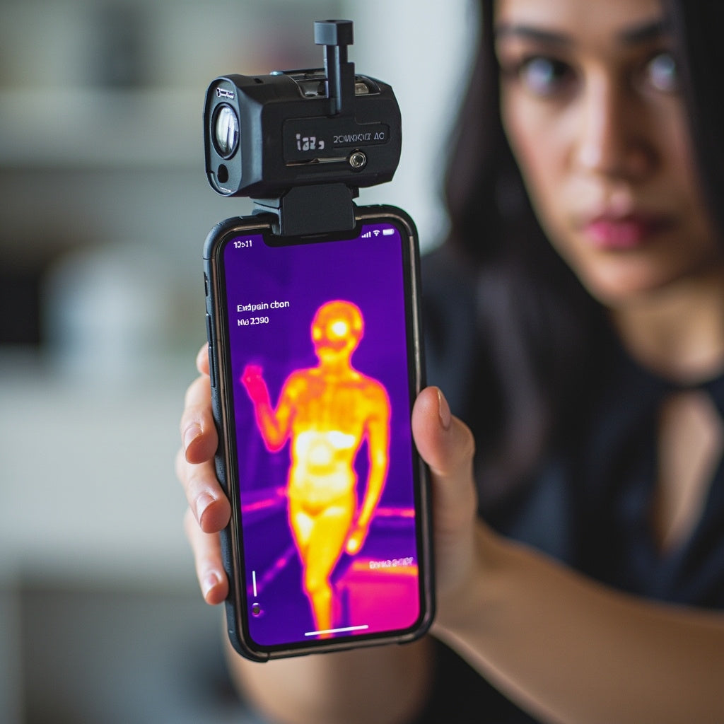 Infrared Thermal Imaging Camera Phone Attachment