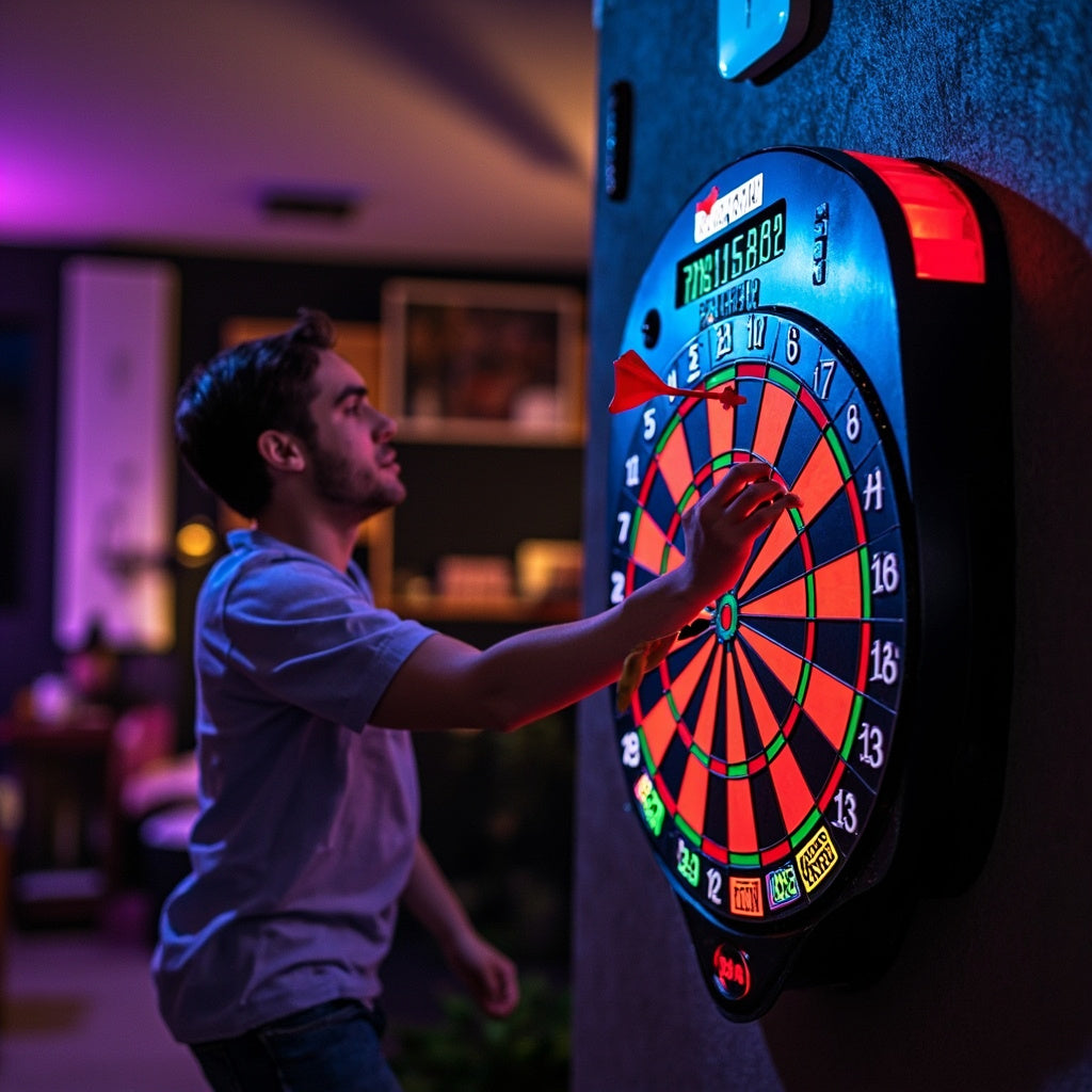 Electronic Digital Dartboard with Auto Scoring - LED Display