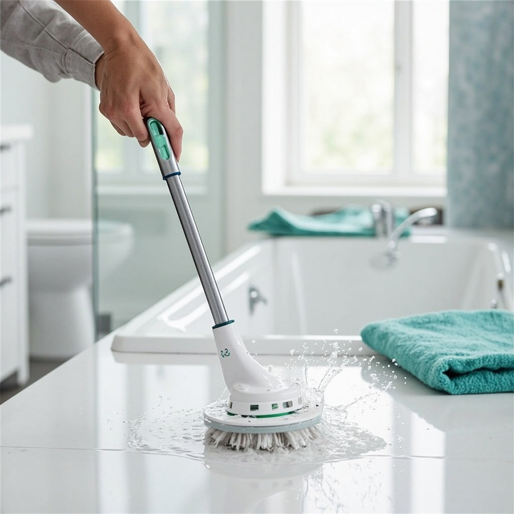 Portable Electric Spin Scrubber - 3 Speed USB Rechargeable