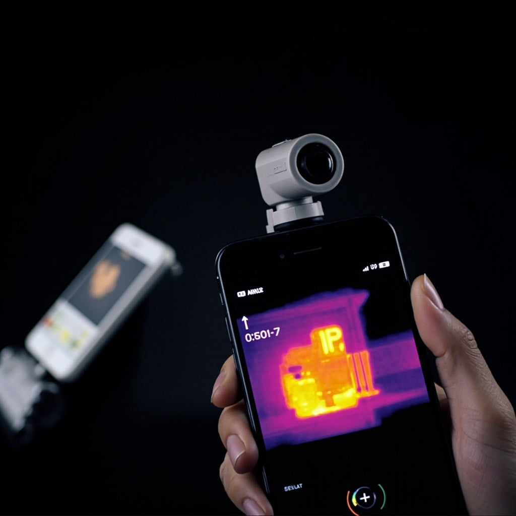 Mini Thermal Camera Imager - FLIR Style Phone Attachment